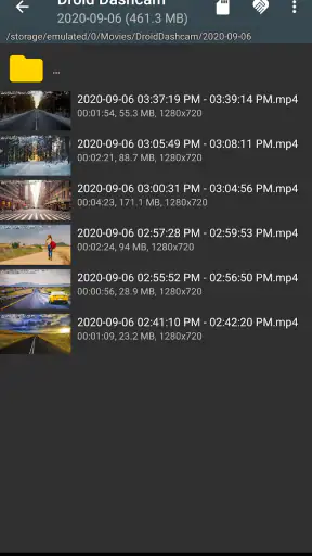 Droid Dashcam DVR screenshot 4