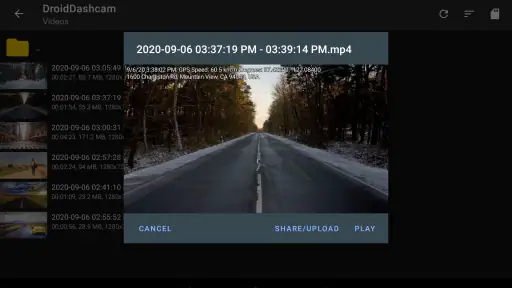 Droid Dashcam DVR screenshot 9