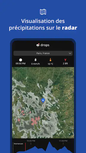Drops - Radar de Pluie & Orage screenshot 3