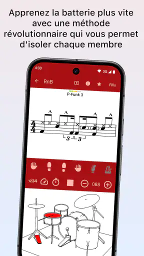 Drum School:Jouez comme un pro screenshot 1