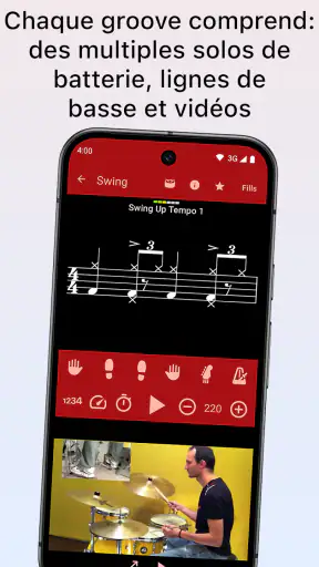 Drum School:Jouez comme un pro screenshot 2