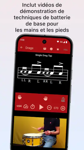 Drum School:Jouez comme un pro screenshot 4