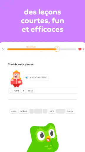 Duolingo : Cours de Langue screenshot 11
