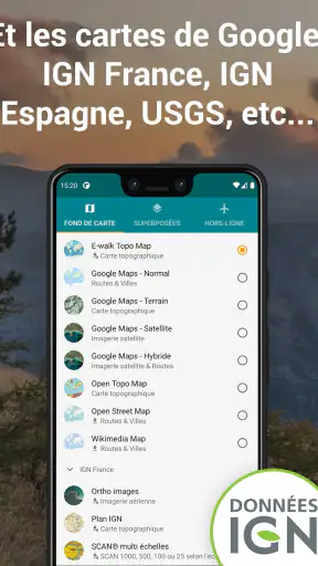 E-walk - GPS de randonnée screenshot 2