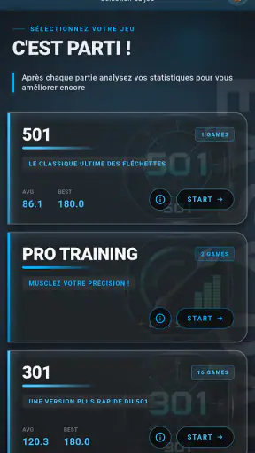 Easy Darts Scorer: Scoreboard screenshot 2