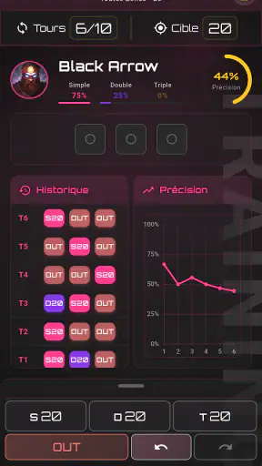 Easy Darts Scorer: Scoreboard screenshot 4