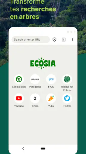 Ecosia : Recherchez, Plantez screenshot 1