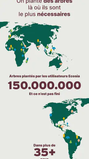 Ecosia : Recherchez, Plantez screenshot 3