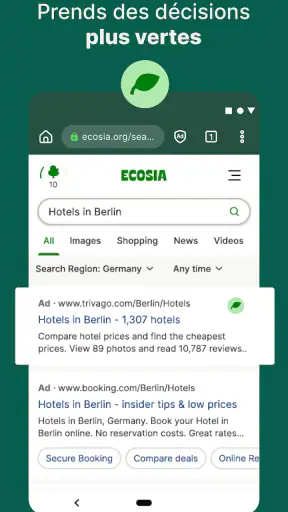 Ecosia : Recherchez, Plantez screenshot 6