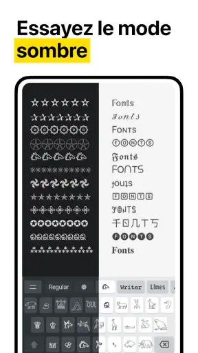 Ecriture Police Clavier Fonts screenshot 6