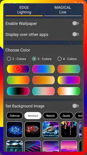 Éclairage de Bord d'Écran screenshot 7