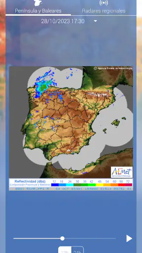 Aemet: météo et radar Espagne screenshot 8