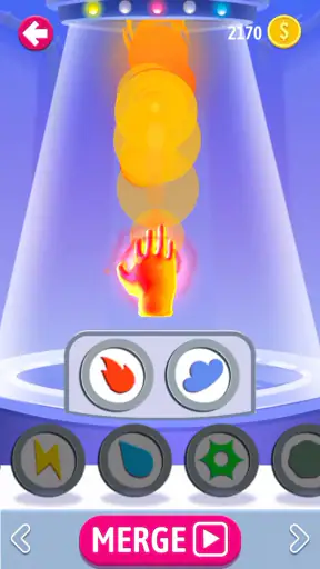 Elemental Gloves - Pouvoir X screenshot 1