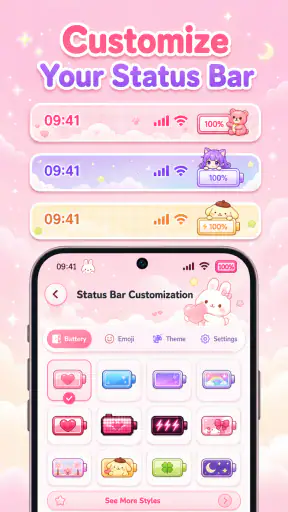 Emoji Battery & Shimeji Pets screenshot 3
