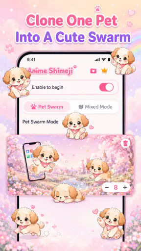 Emoji Battery & Shimeji Pets screenshot 6