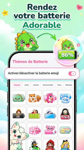Emoji Battery: Status Bar Icon screenshot 7