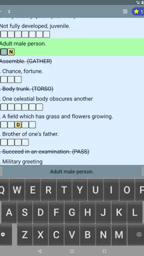 English Crossword Puzzle screenshot 11