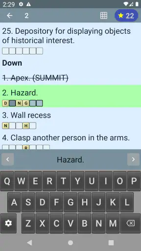 English Crossword Puzzle screenshot 5
