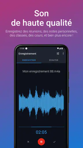 Enregistreur de Voix Facile screenshot 2