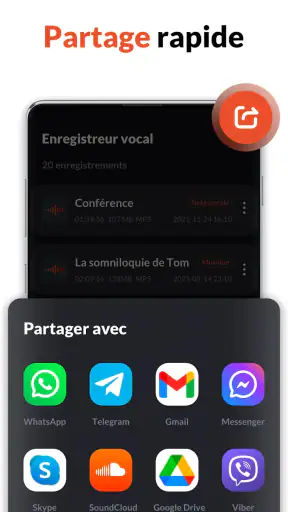 Enregistreur Vocal & Audio screenshot 7