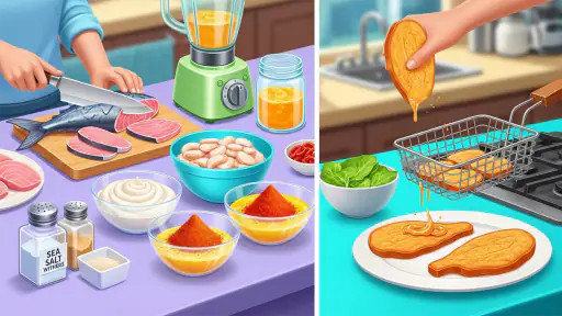 Ensemble de cuisine 2D screenshot 5