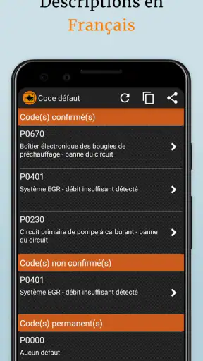OBD2 Car Scanner - EOBD Facile screenshot 5