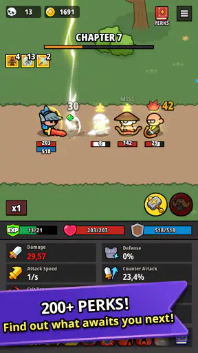 Epic Idle Journey: Héros RPG screenshot 1