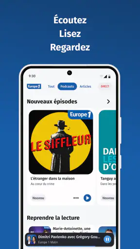Europe 1: radio, podcast, actu screenshot 1