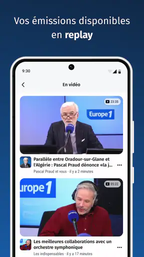 Europe 1: radio, podcast, actu screenshot 5