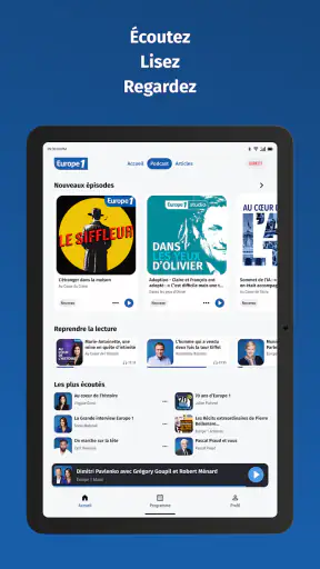 Europe 1: radio, podcast, actu screenshot 9