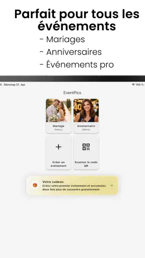 EventPics: Photos avec QR code screenshot 9