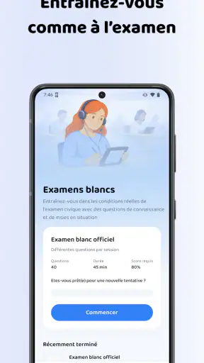 Examen Civique 2026 screenshot 6