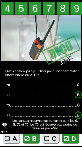 Examen Permis Bateau Côtier screenshot 12