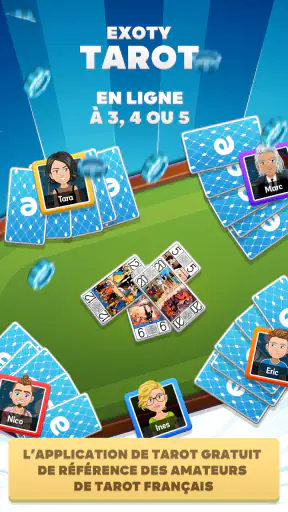 Exoty Tarot en ligne à 3, 4, 5 screenshot 1