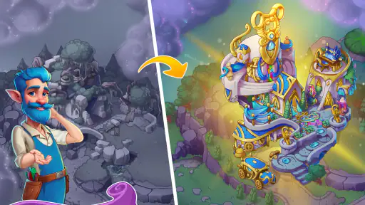 Fable Town: Merge & Fusion screenshot 2