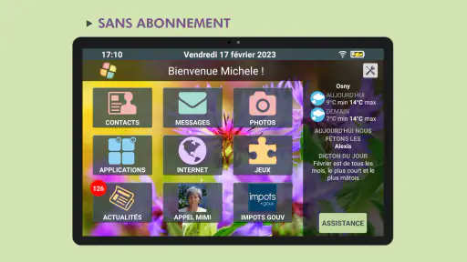 Facilotab Lanceur Appli Senior screenshot 2