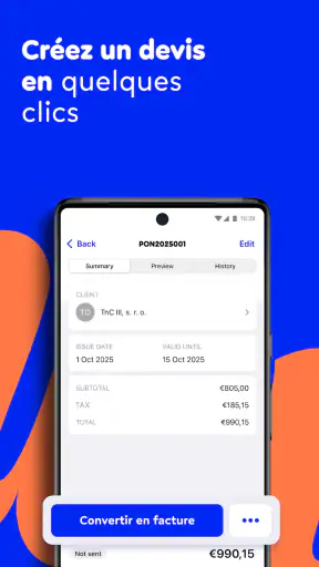 Facture & Devis avec BILLDU screenshot 2