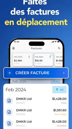 Facture et devis - Invoice Fly screenshot 4