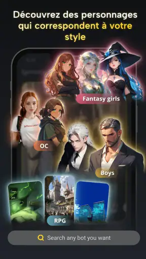 Fantasia:Chat de personnage IA screenshot 6
