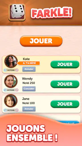 Farkle Lancer de Dés screenshot 4