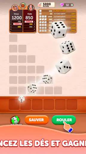 Farkle Lancer de Dés screenshot 5