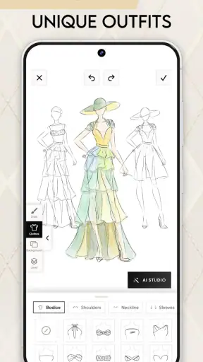 Fashion Design Clothes: Sketch screenshot 3