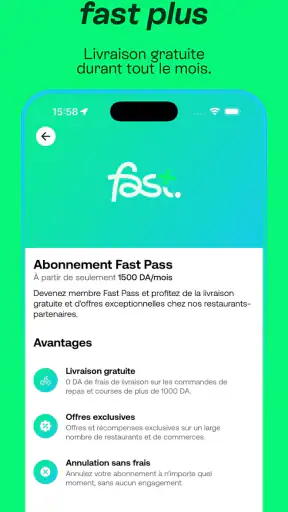 Fast: Livraison repas, courses screenshot 7