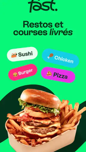 Fast: Livraison repas, courses screenshot 8
