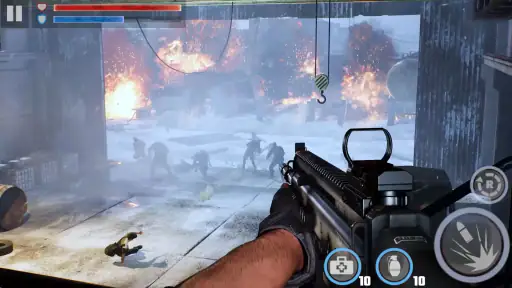 Fire Apocalypse: Zombie Games screenshot 8