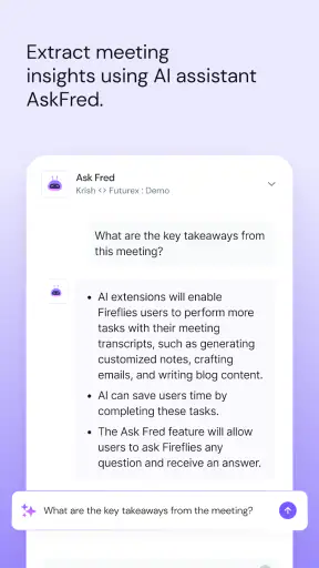 Fireflies: AI notetaker screenshot 4
