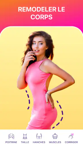FitPix Retouche corps & visage screenshot 1