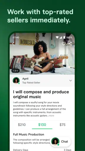Fiverr - Services freelance screenshot 2