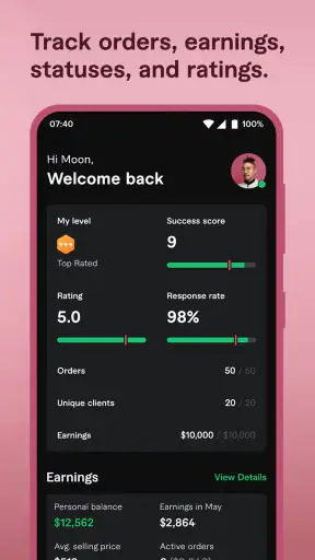 Fiverr - Services freelance screenshot 8