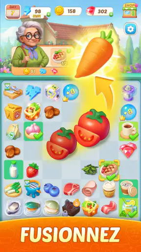 Flambé®: Merge & Cook screenshot 1